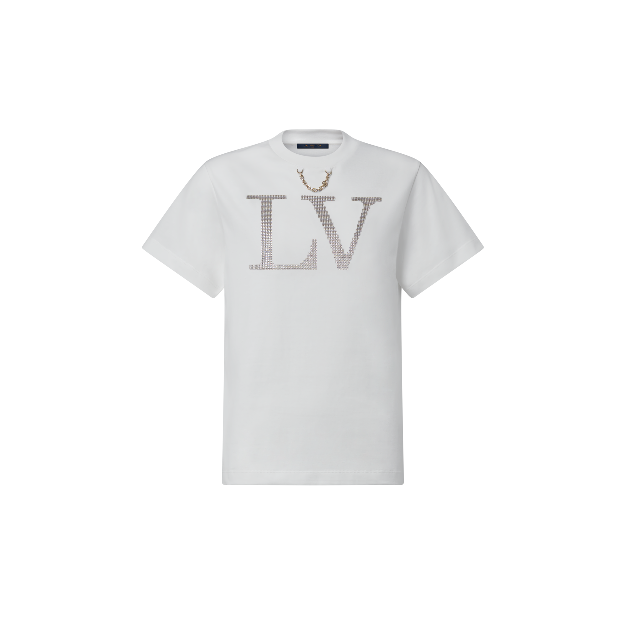 Rhinestone Signature T-Shirt - Women - Ready-to-Wear | LOUIS VUITTON ®